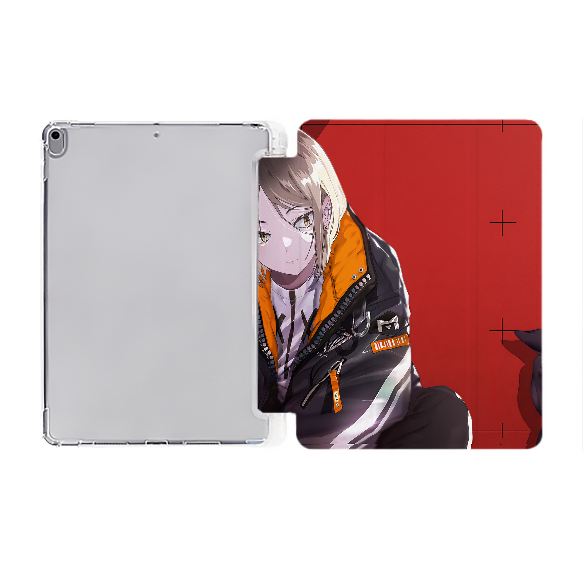 （画像用） ハイキュー!! Haikyu!! IPad ケース ペン収納付き 三つ折りスタンド PUレザー×シリコン 対応機種9.5/10.5/10.9インチ